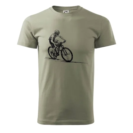 MTB kreslený cyklista