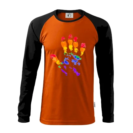 LGBT hand print