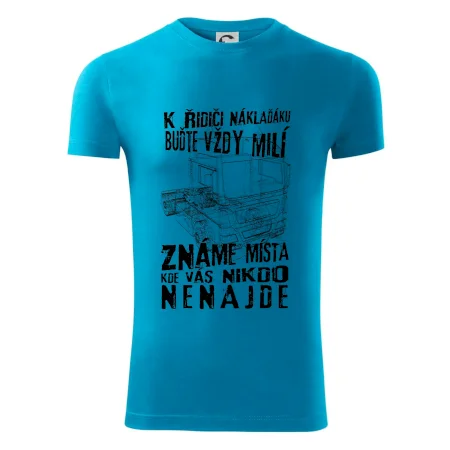 K řidiči náklaďáku buďte vždy milý