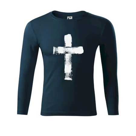 Jesus kříž štětcem