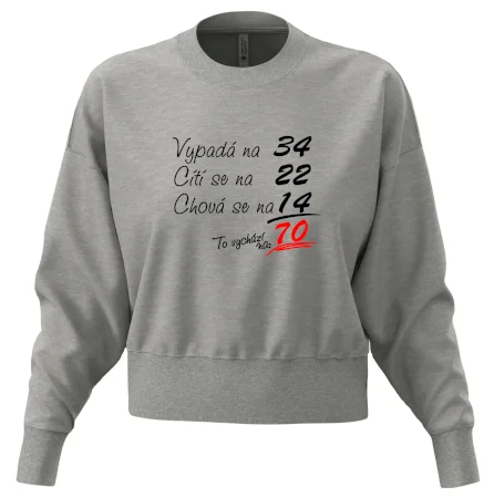 Vypadá, cítí se, chová se - 70 let