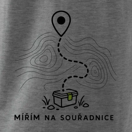 Mířím na souřadnice minimalistická trasa