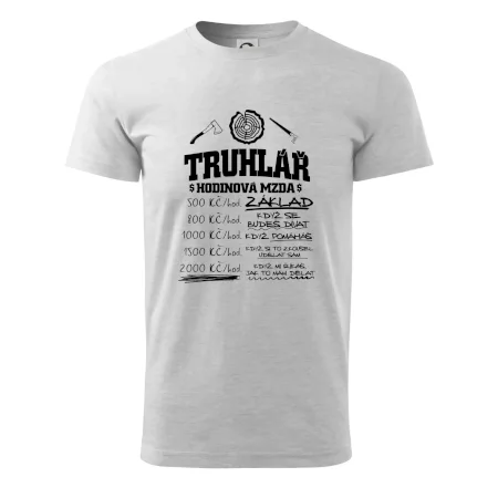 Hodinová mzda truhlář