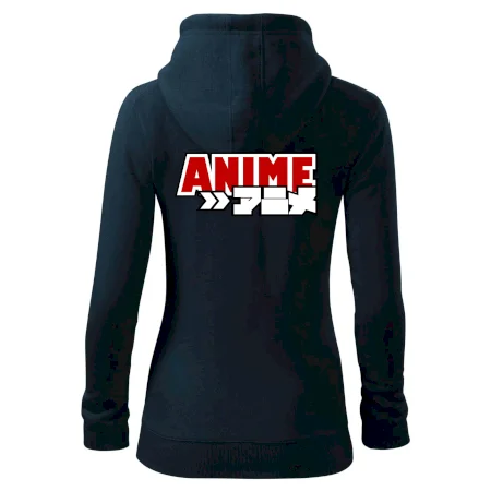 Anime nápis červený