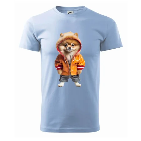 Pomeranian v bundě