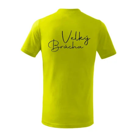 Velký brácha - nápis na zádech