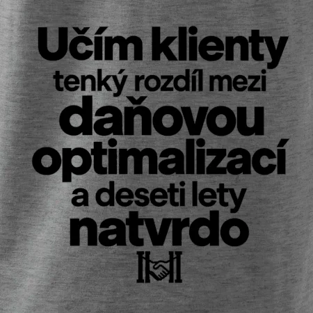 Daňová optimalizace versus deset let natvrdo