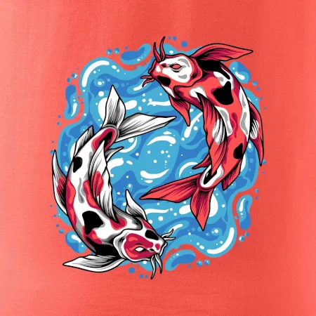 Yin & Yang Koi kapr - červený