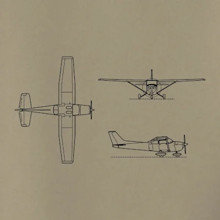 Obrys Cessna 172 Skyhawk