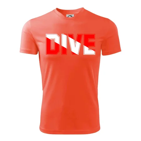 Dive nápis vlajka