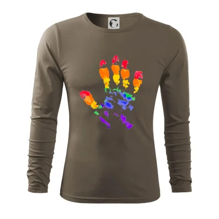 LGBT hand print