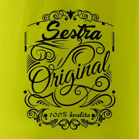 Vintage nejlepší sestra 100% kvalita