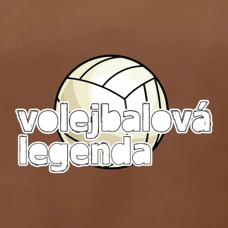 Volejbalová legenda - bílé písmo