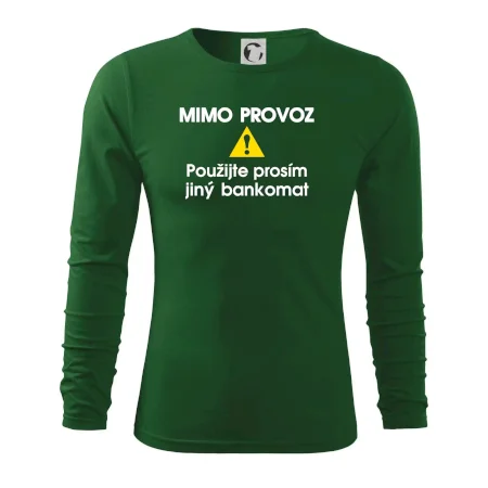 Mimo provoz - použijte jiný bankomat