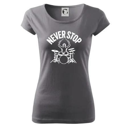 Never Stop a drummer