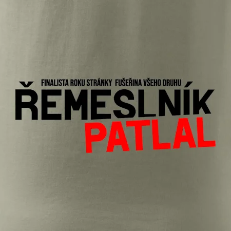 Řemeslník patlal