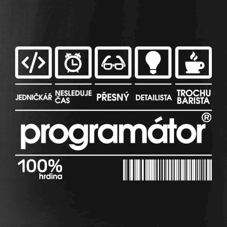 Čárový kód - programátor