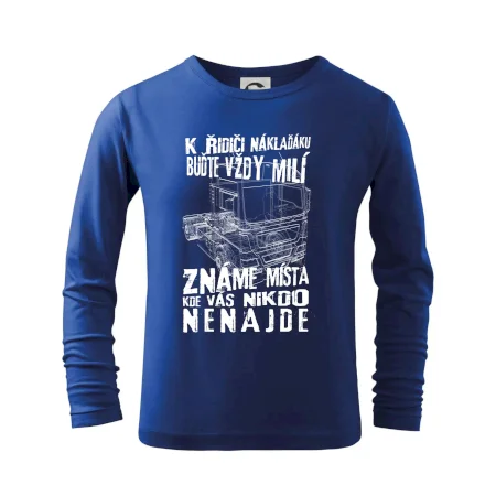 K řidiči náklaďáku buďte vždy milý