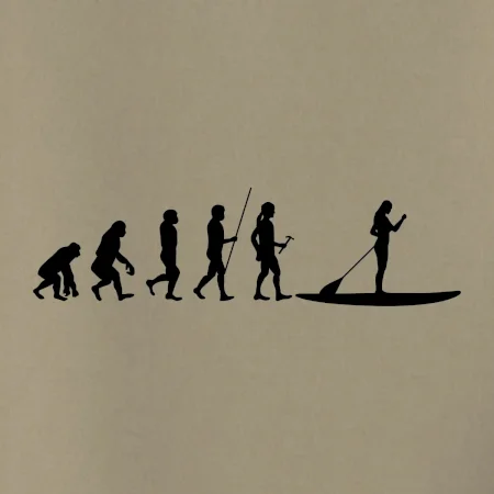 Evoluce paddleboard žena