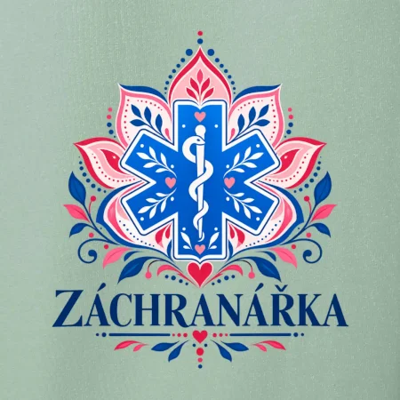 Záchranářka s ornamenty
