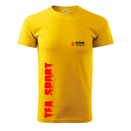 TFA Sport SDH (červený oheň) - Vlastní nápis
