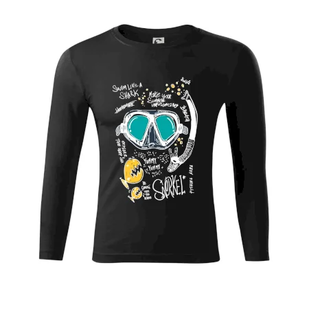 Potapěčské brýle text