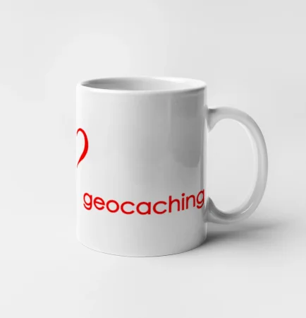 Moje srdce bije pro Geocaching -text