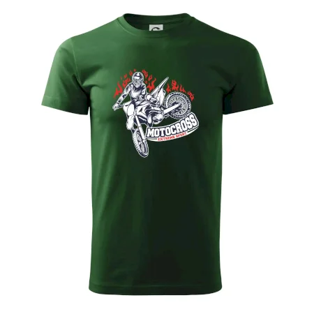 Motocross extreme sport fire