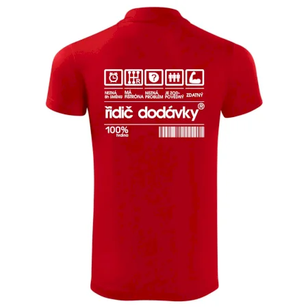 Čárový kód - řidič dodávky