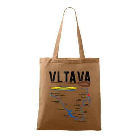 Mapa řeky Vltavy