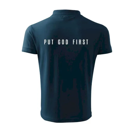 Put God first slabý nápis