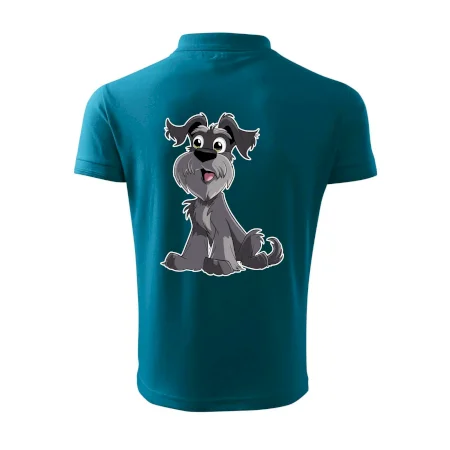 Knírač kreslený sedící