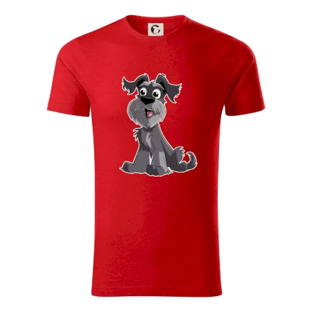 Knírač kreslený sedící