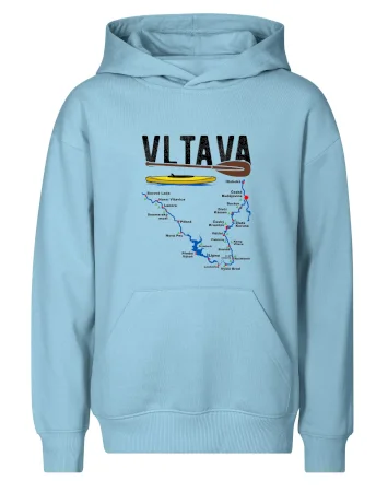 Mapa řeky Vltavy