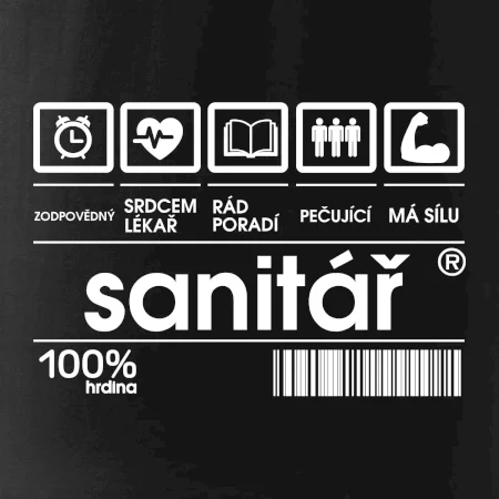 Čárový kód sanitář