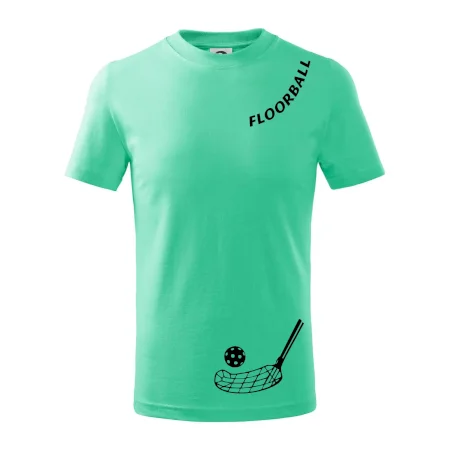 Floorball nápis šikmo