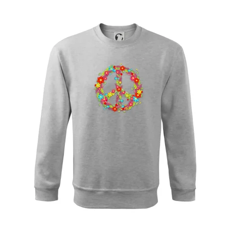 Peace symbol červené květiny