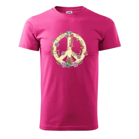 Peace symbol pískový