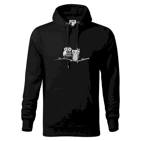 Dvě sovy abstraktní