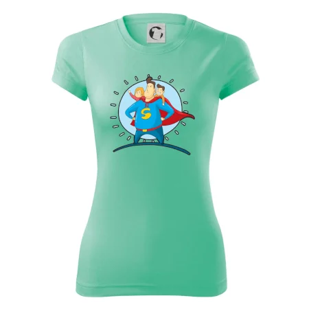 Táta superman - holka a kluk