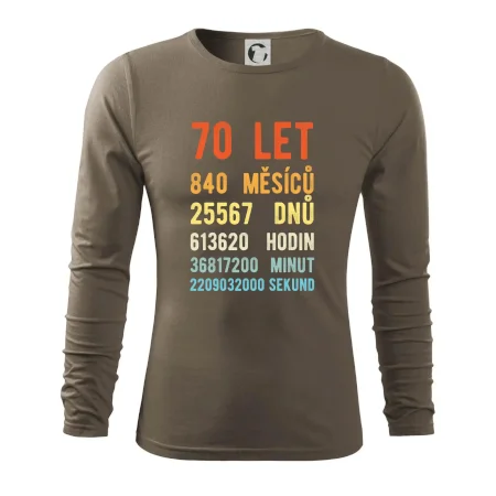 Narozeniny 70 přepočet času
