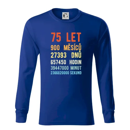 Narozeniny 75 přepočet času