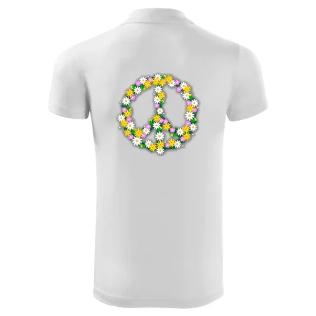 Peace symbol kopretiny