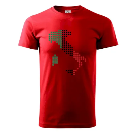 Itálie obrys vlajka