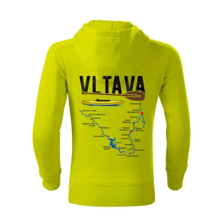 Mapa řeky Vltavy
