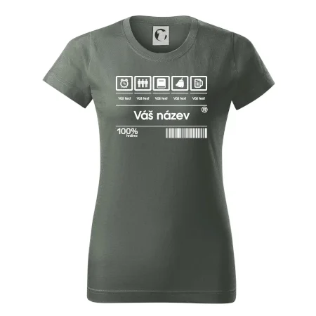 Čárový kód - Vlastní text