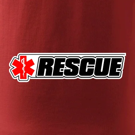 Záchranář rescue kříž červený