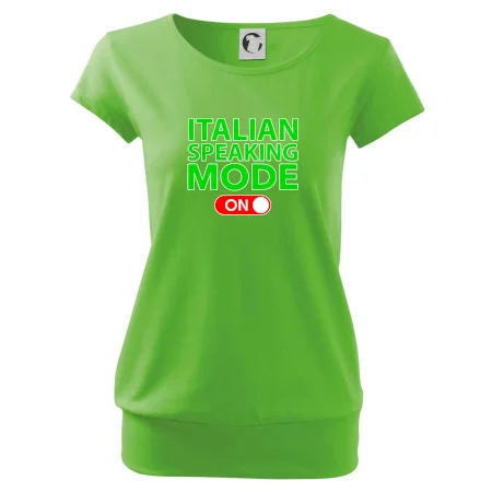 Italian speaking mode - ON