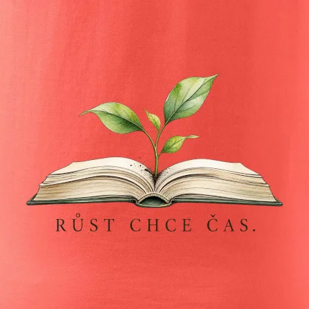 Růst chce čas rostlina v knize