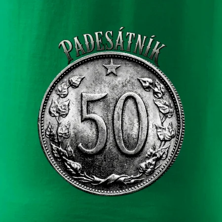 Padesátník 1963 - 1978 s nápisem
